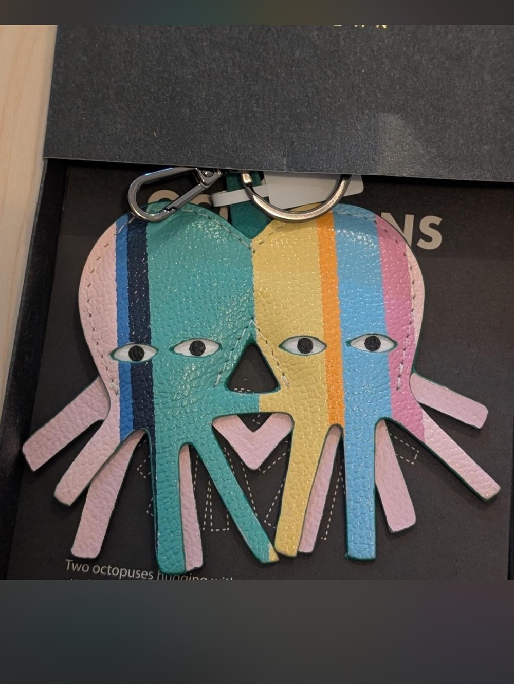 Min & Mon Leather Keychain